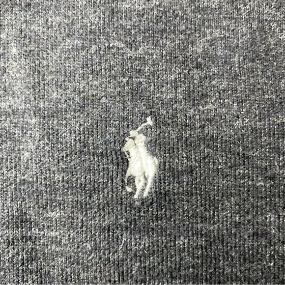 Polo Ralph Lauren Men’s Quarter Zip Pullover Blue Size L Classic Style - Picture 3 of 5